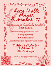 Load image into Gallery viewer, Long table dinner Nov 21st